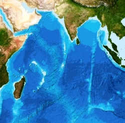 Bathymetry for the Indian Ocean from the GEBCO_2014 Grid