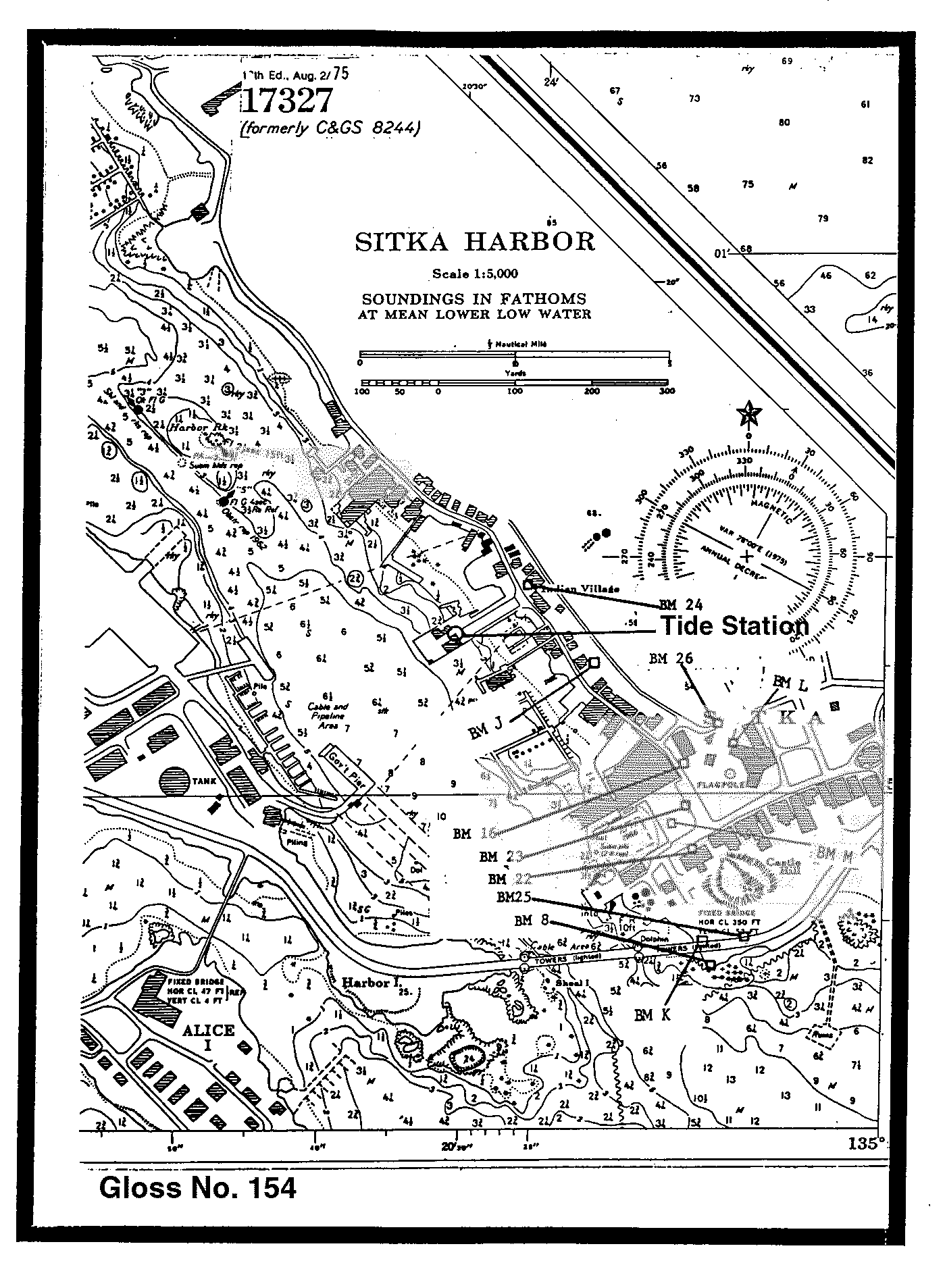 Location map for Sitka, AK, U.S.A.