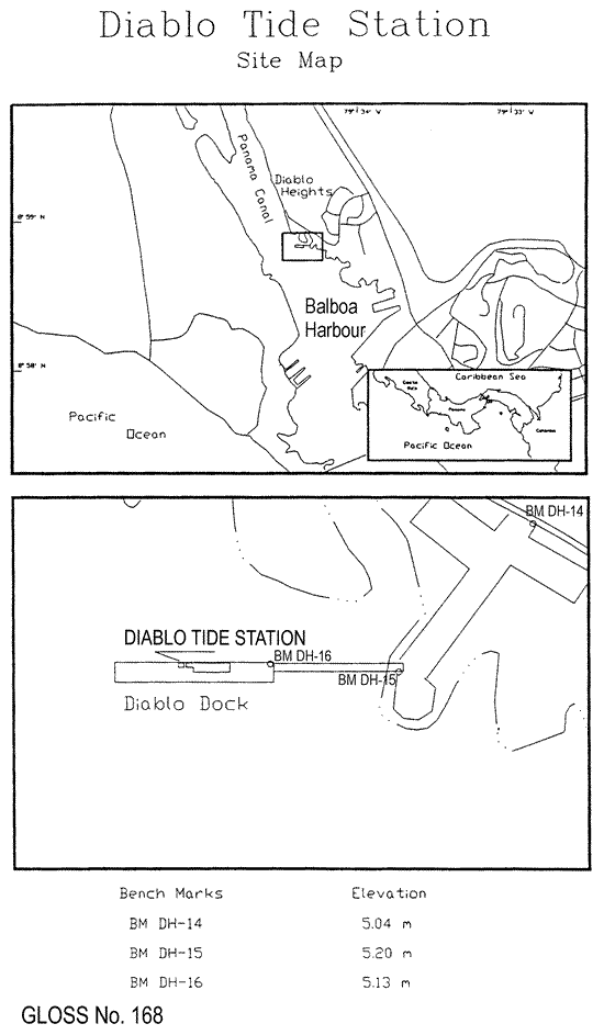 Location map for Balboa, Panama