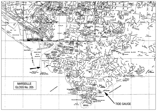 Location map for Marseille, France Location map for Marseille, France