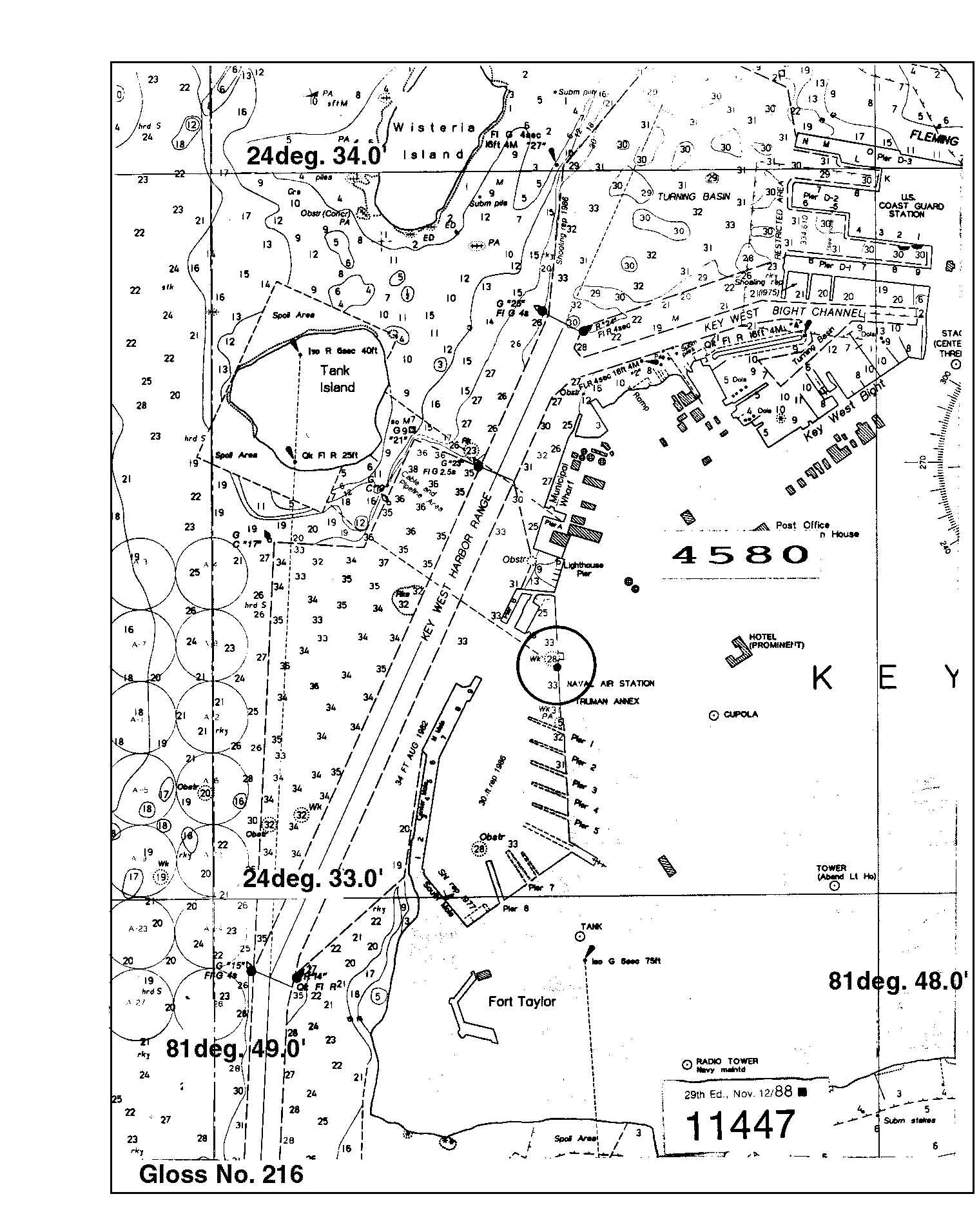 Location map for Key West, FL, U.S.A.