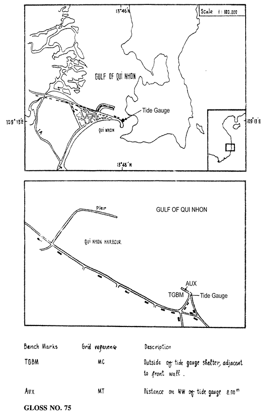 Location map for Qui Nhon, Viet Nam