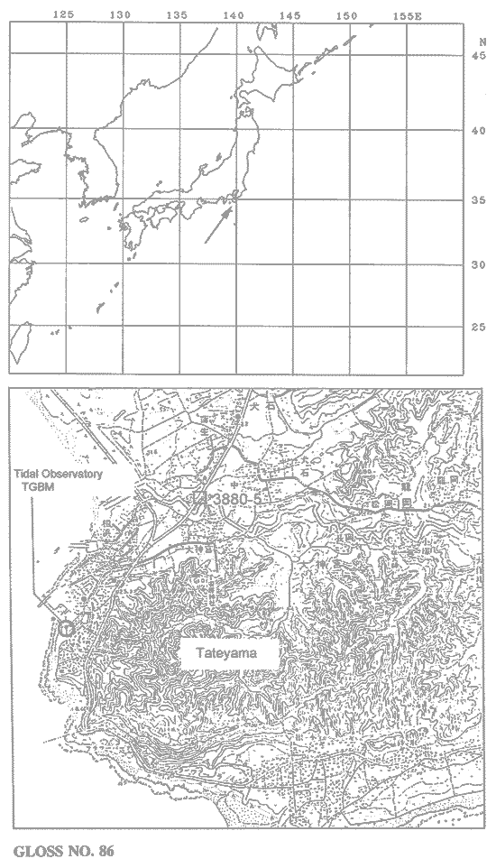 Location map for Mera, Japan Location map for Mera, Japan