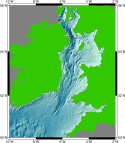 Celtic seas bathymetry