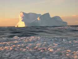 An iceberg viewed during a GEOTRACES  cruise