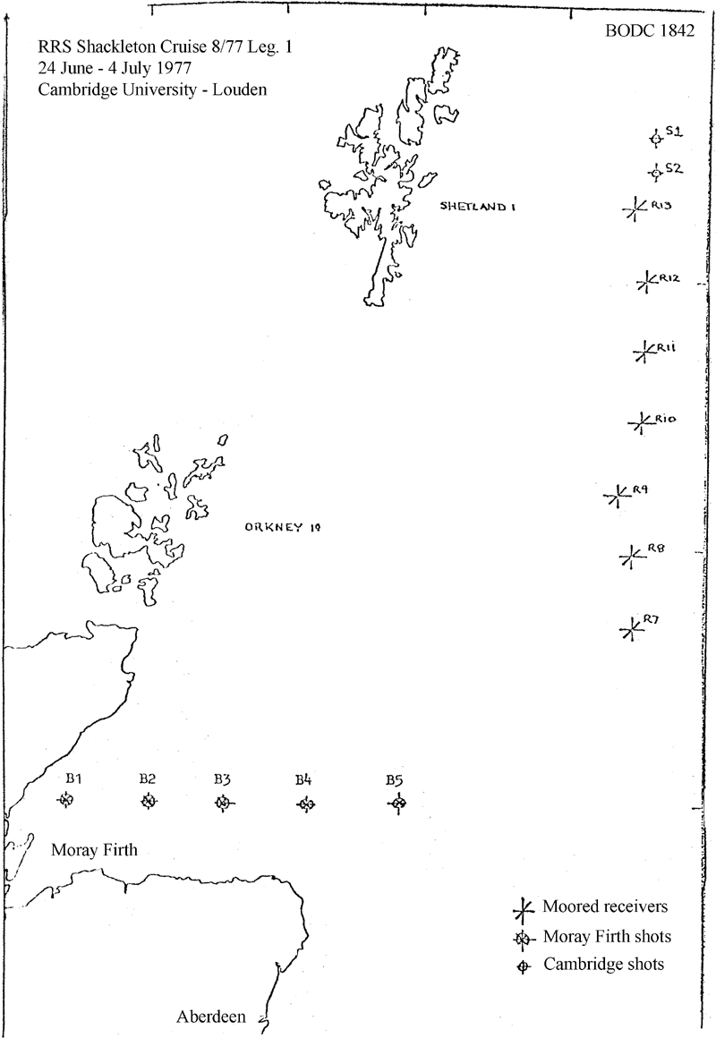 RRS Shackleton S8/77,Leg 1