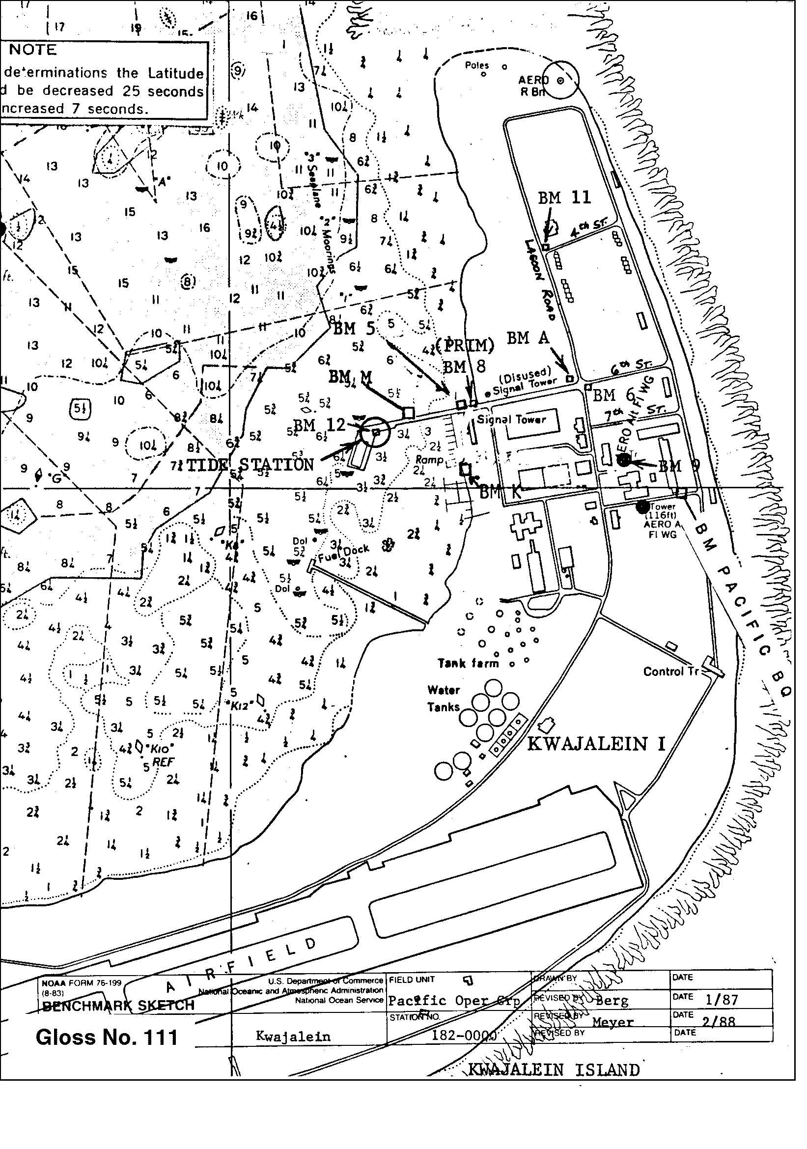 Location map for glno111