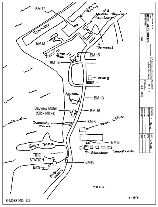 Location map for Chuuk Atoll, Caroline Is., Fed. Micronesia