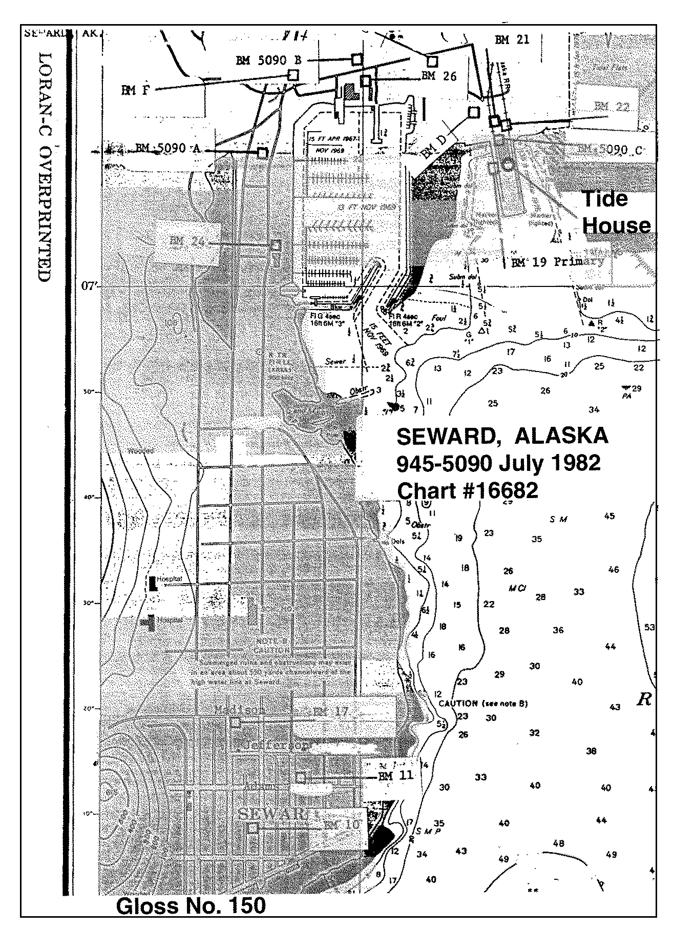 Location map for Seward, AK, U.S.A.