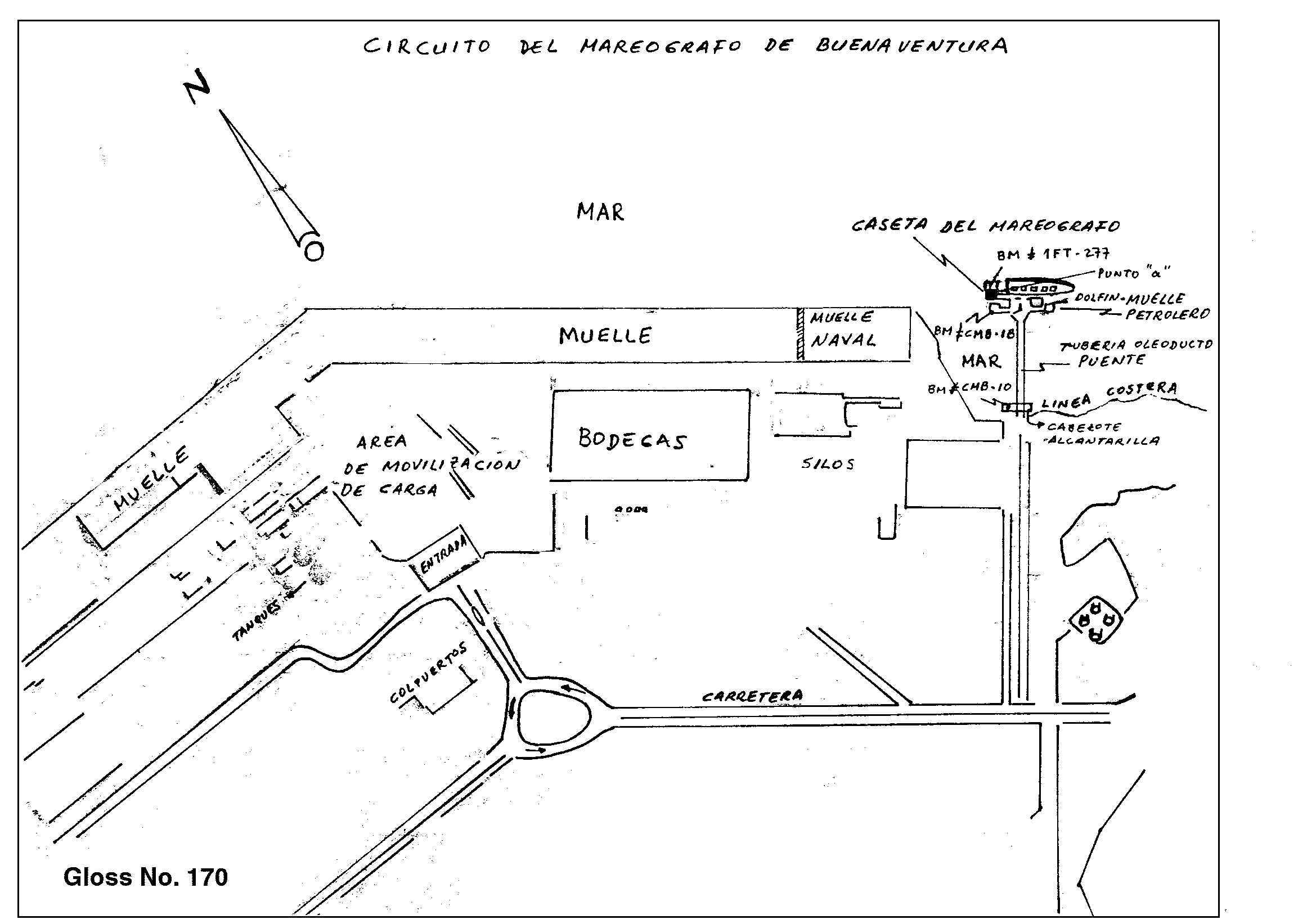 Location map for Buenaventura, Colombia