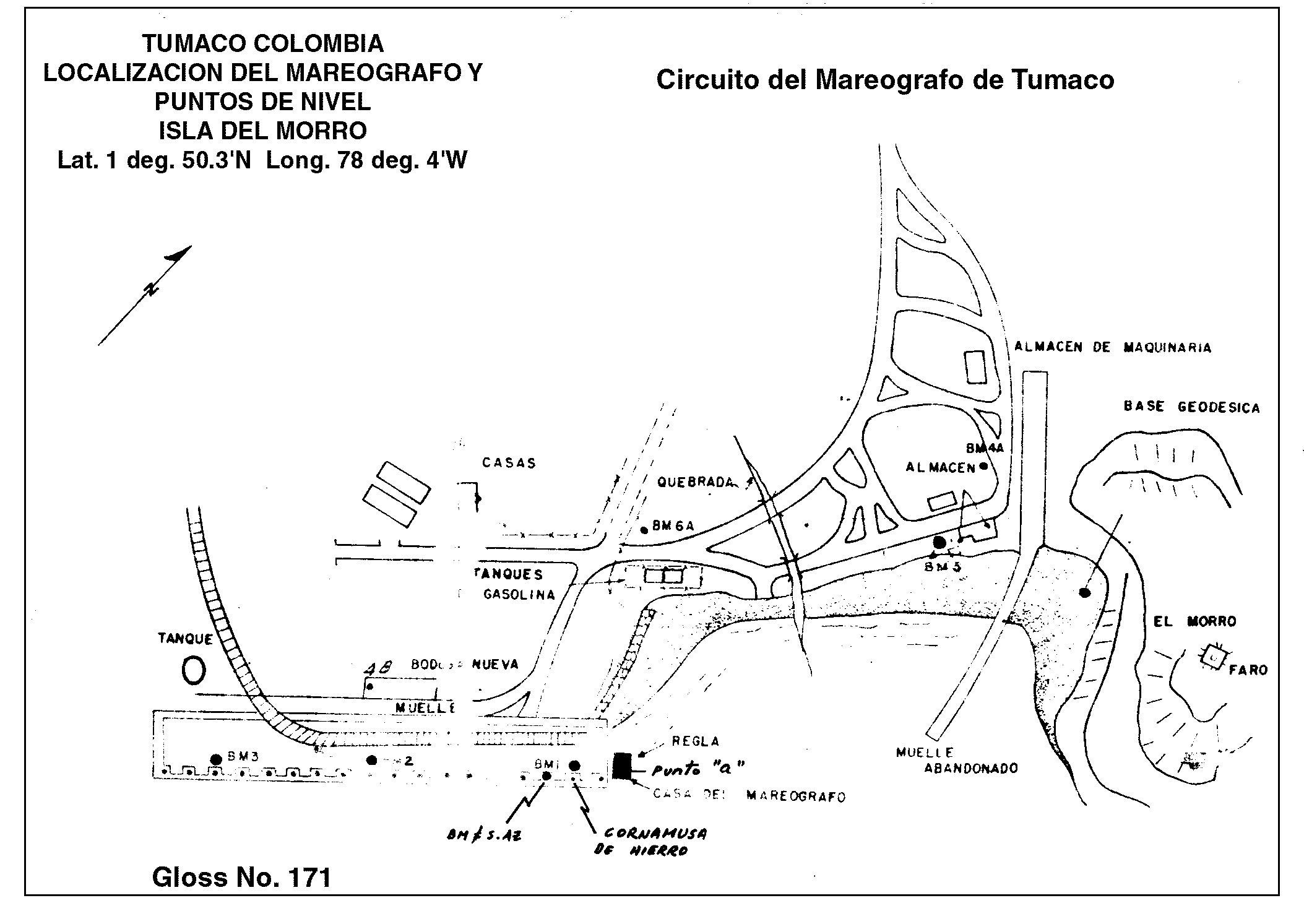 Location map for Tumaco, Colombia