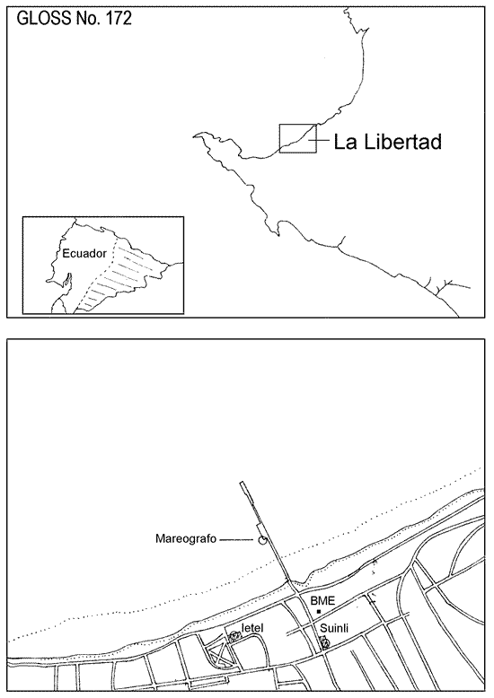Location map for La Libertad, Ecuador
