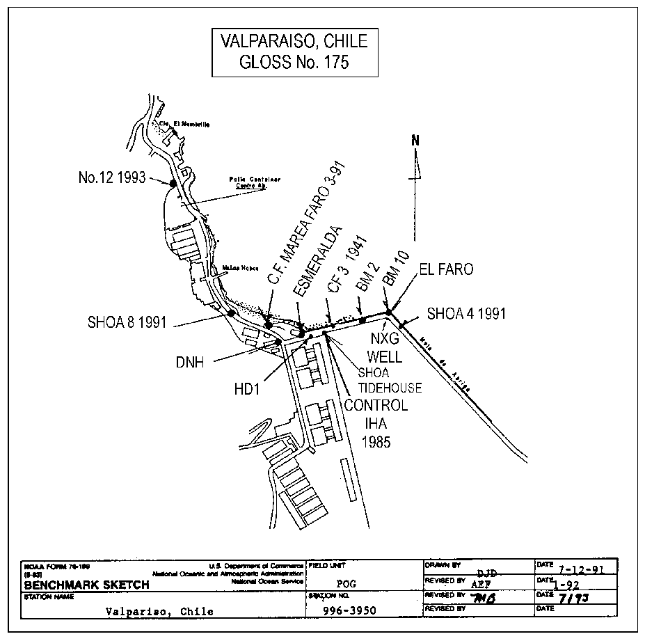 Location map for Valparaiso, Chile