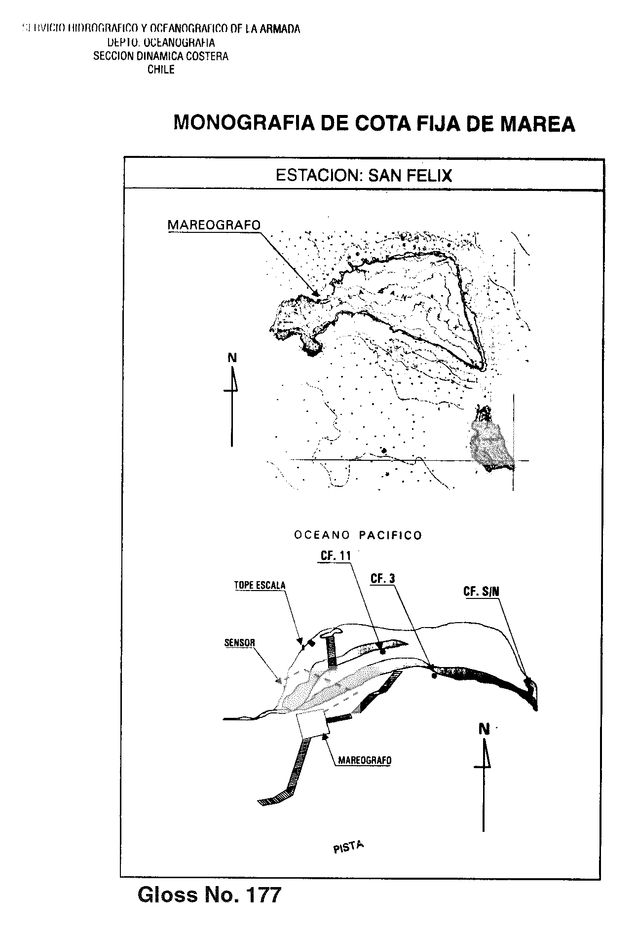 Location map for San Felix, Chile