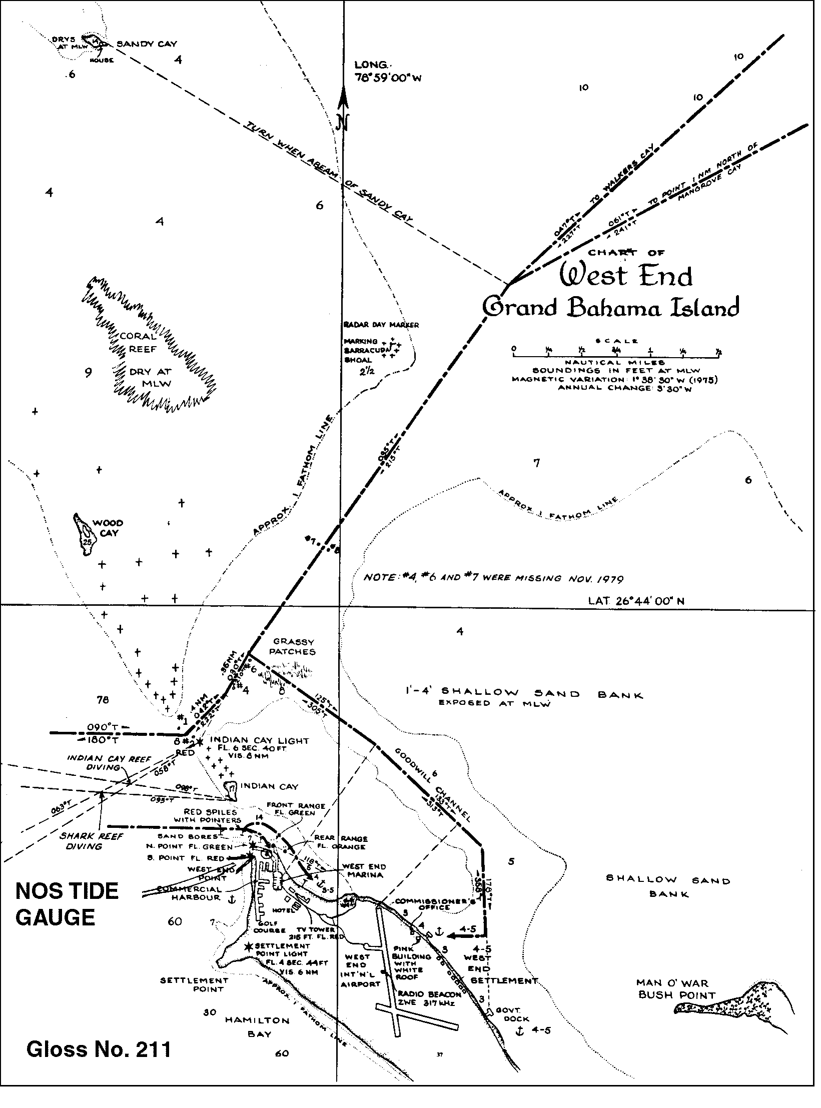 Location map for Settlement Point, Bahamas