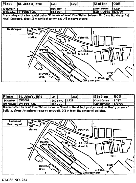 Location map for St John's, Newfoundland, Canada