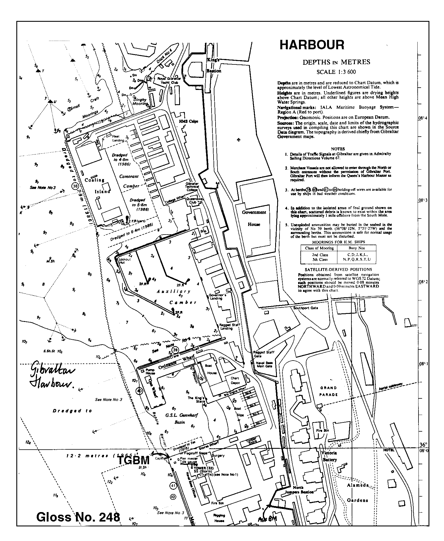 Location map for Gibraltar, U.K.