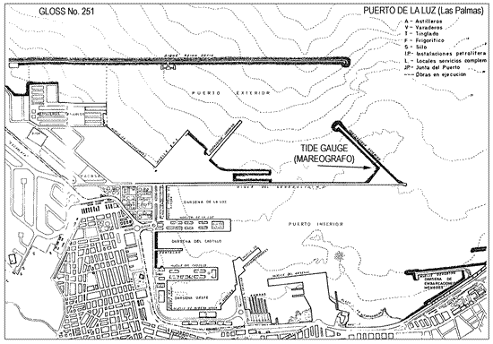 Location map for Las Palmas, Canary Is., Spain