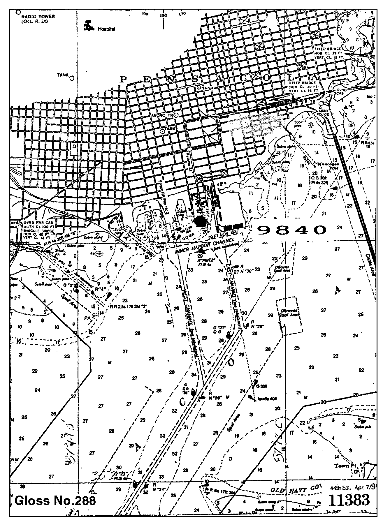 Location map for Pensacola, FL, U.S.A.