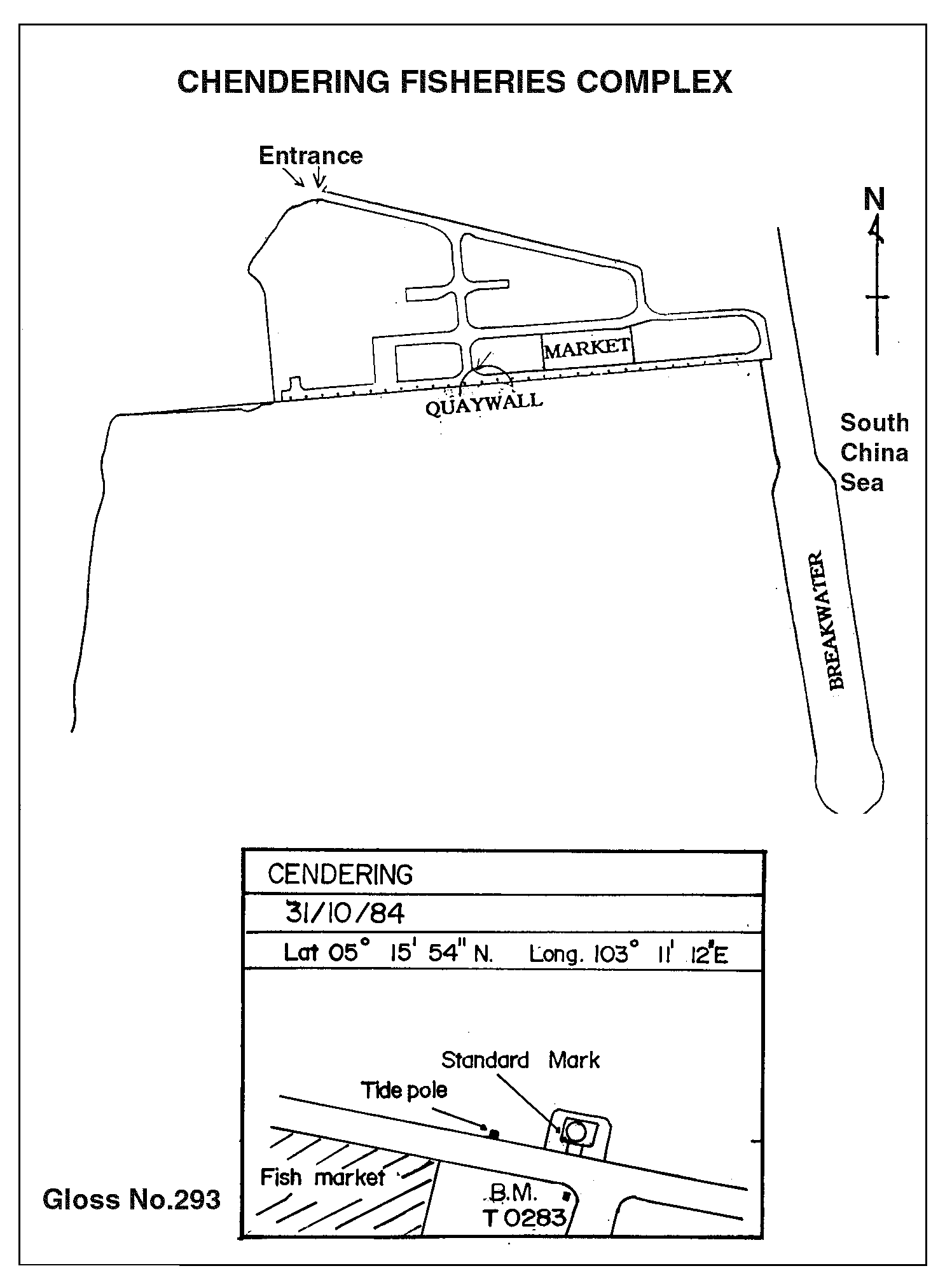 Location map for Chendering/Kuala Terengganu, Malaysia