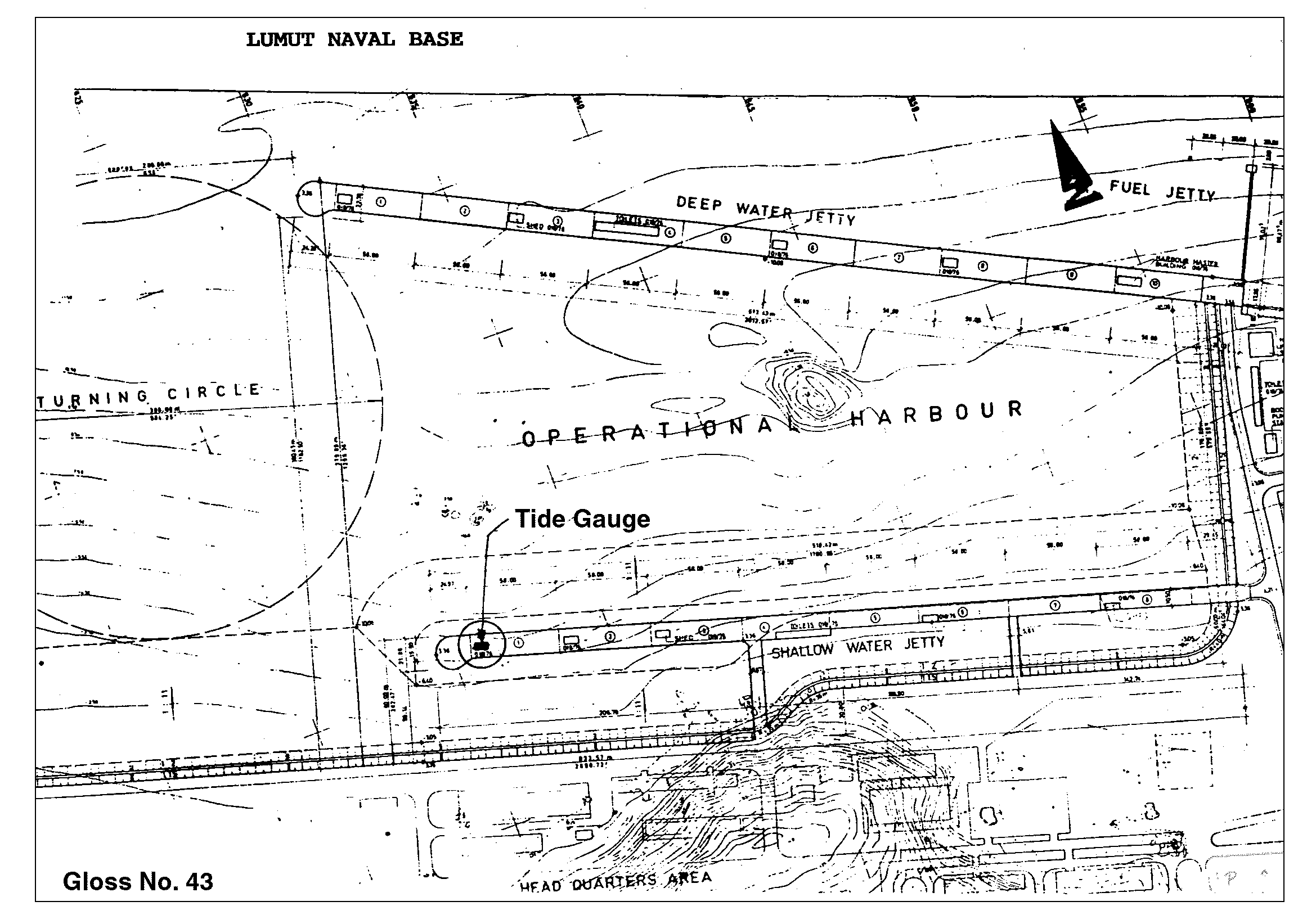 Location map for Pengkalan TLDM Lumut, Malaysia