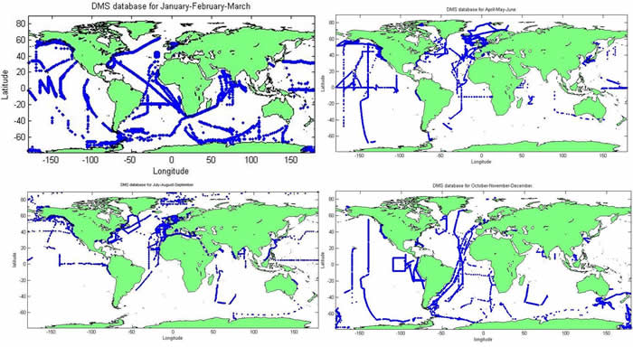 Updated DMS database consisting of 47,250 measurements