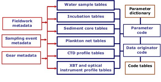 Flow of data into Project Database